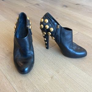 Gucci Studded Leather Booties